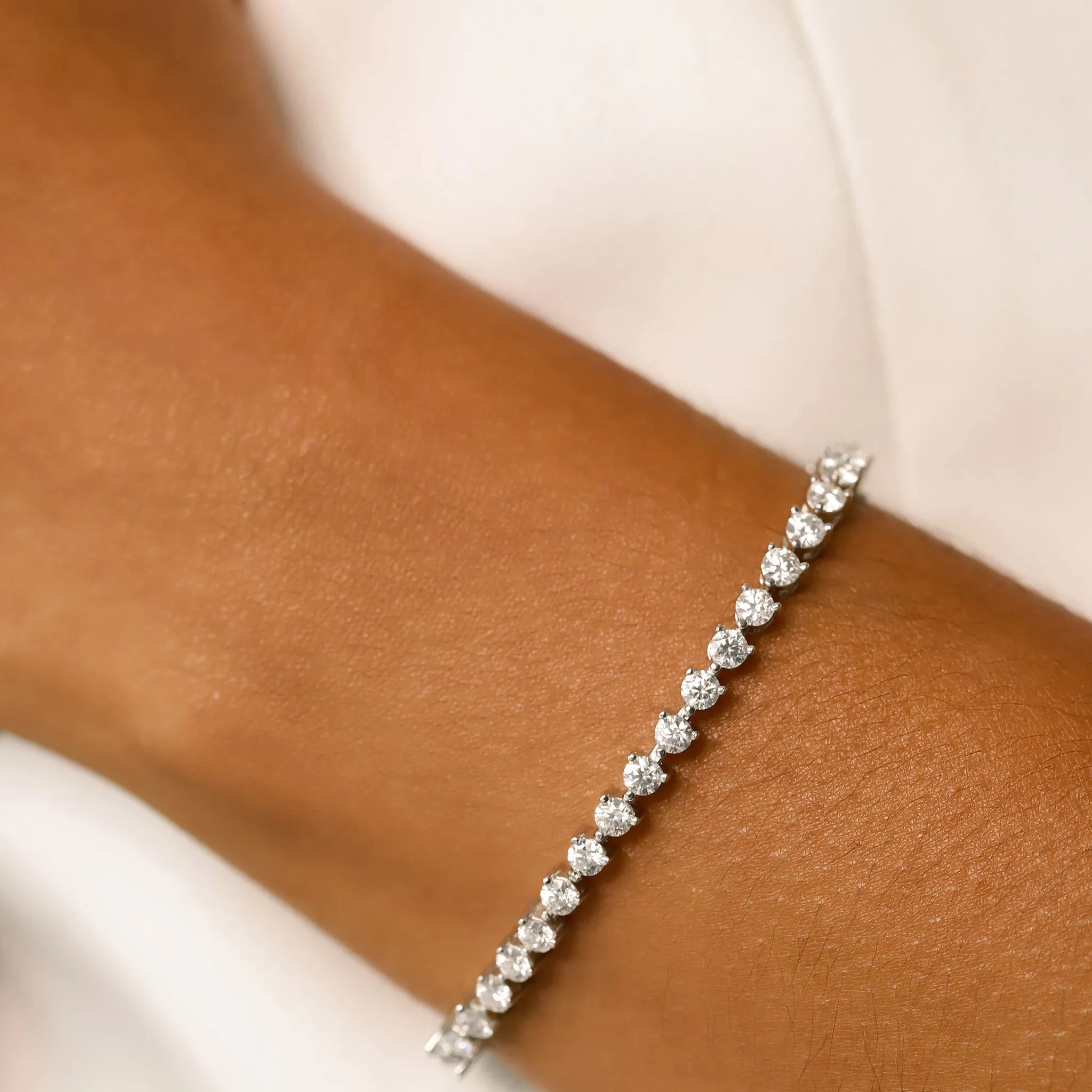 3 PRONG TENNIS BRACELET