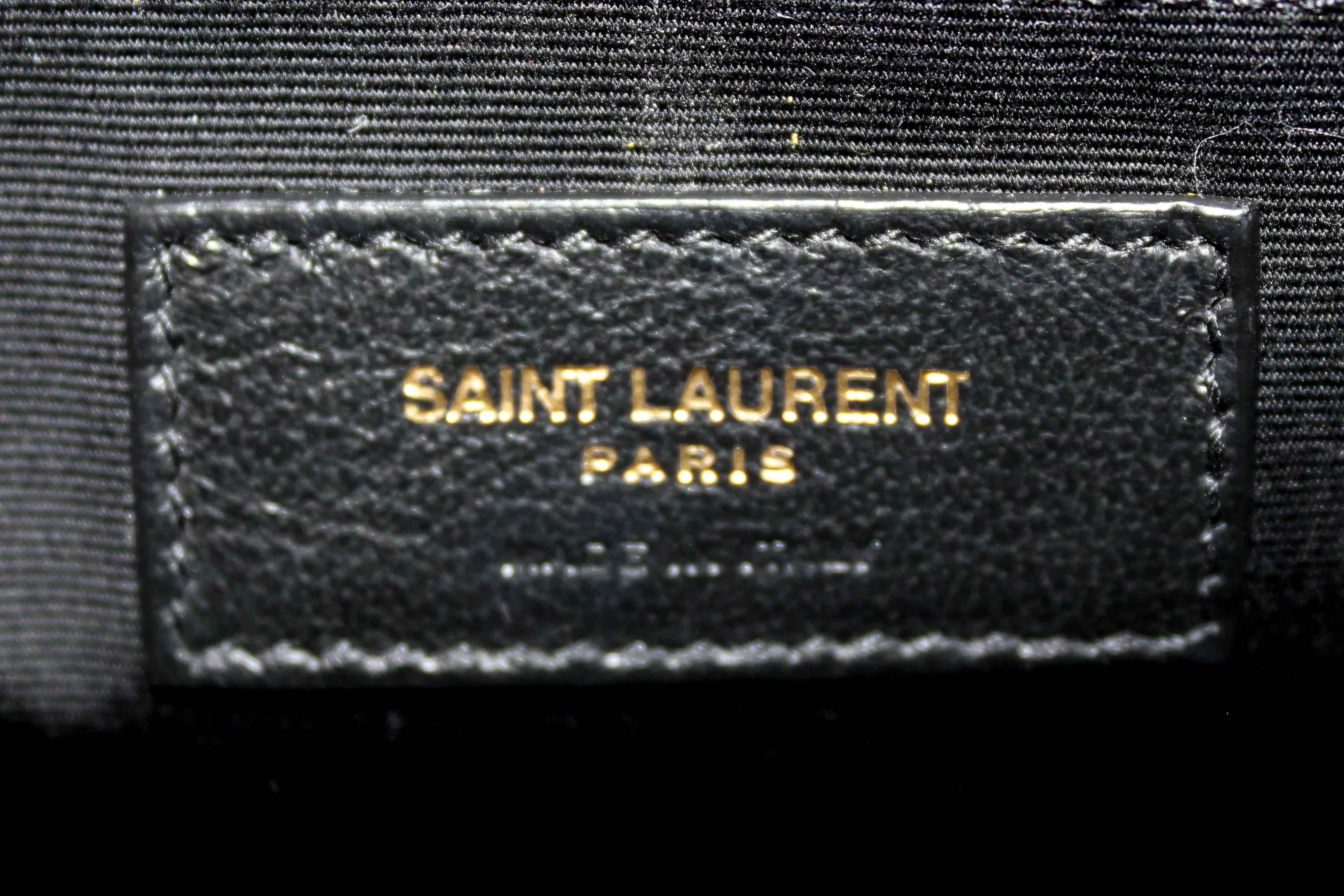 Authentic Saint Laurent Yellow Quilted Leather Lou Camera Messenger Bag