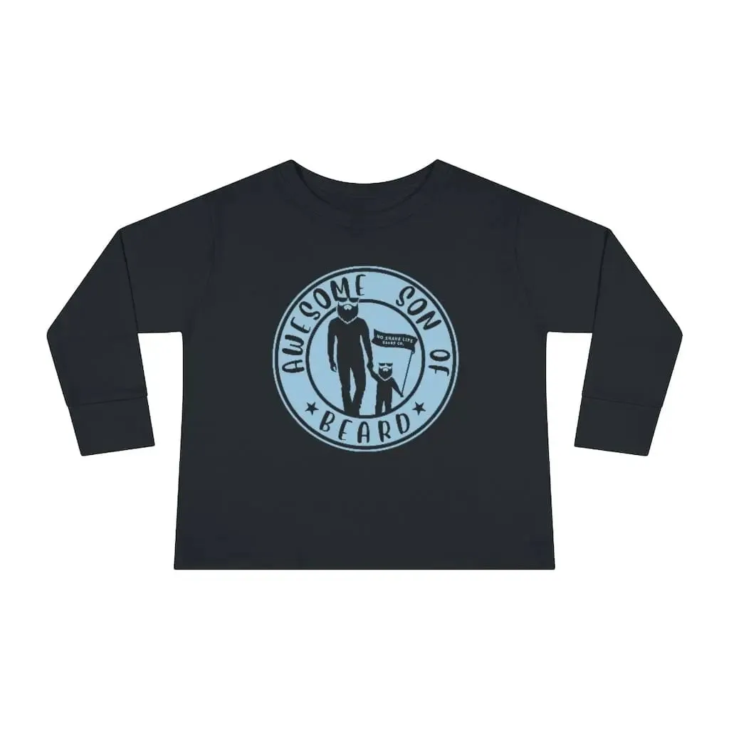 Awesome Son of Beard Toddler Long Sleeve Shirt