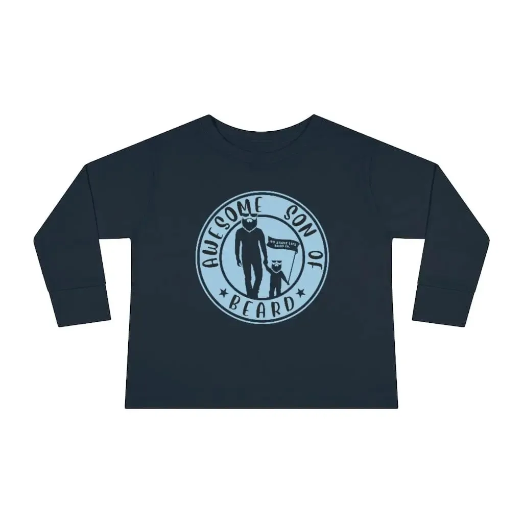 Awesome Son of Beard Toddler Long Sleeve Shirt