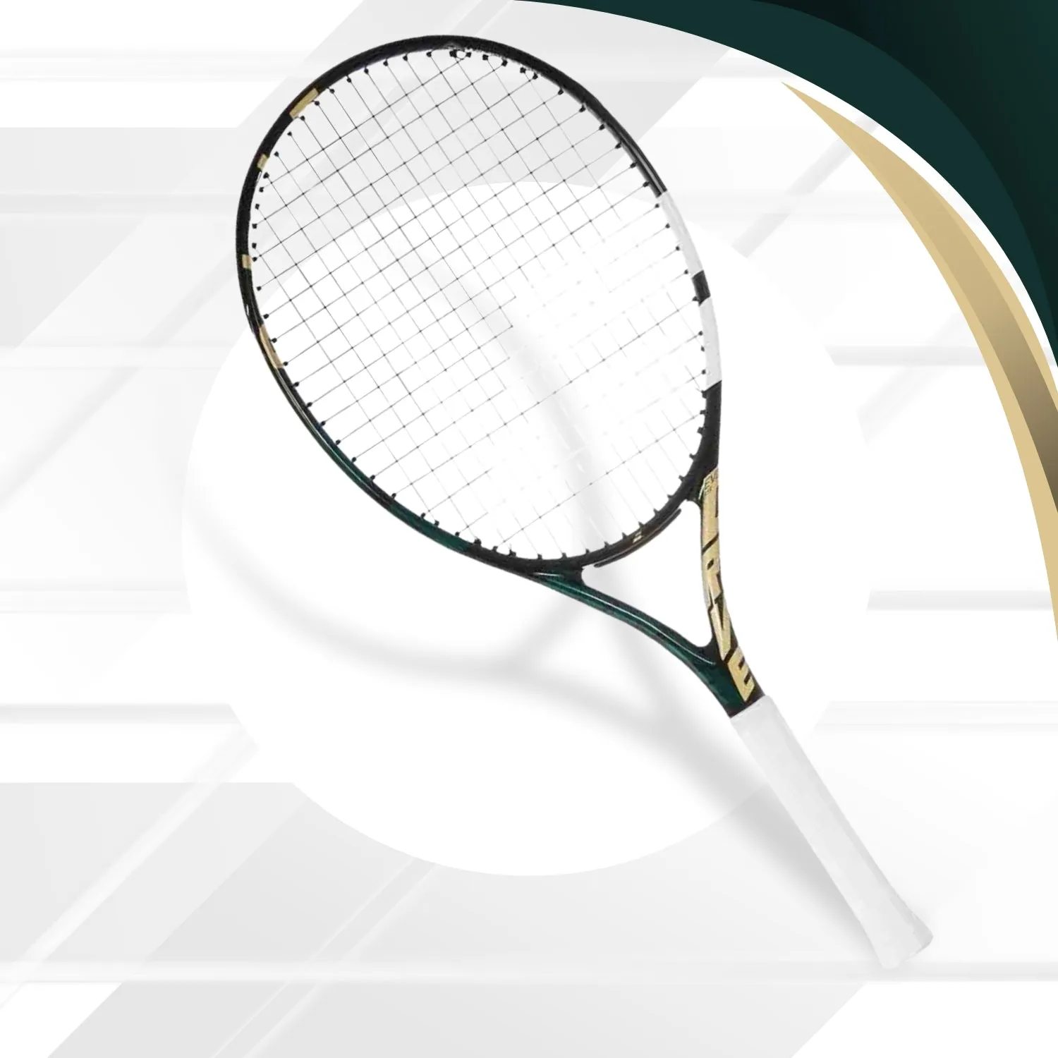 Babolat Evo Drive 115 Wim S CV Tennis Racquet, Green Gold