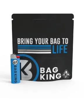 Bag King Child-Resistant Opaque Wide Mouth Mylar Bag | 1/2 oz