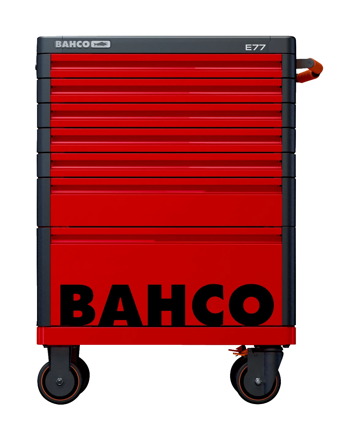 Bahco 1477K7RED E77 Premium 7 Drawer Red Mobile Roller Cabinet