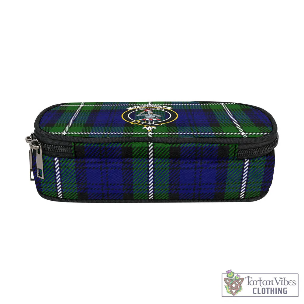Bannerman Tartan Pen and Pencil Case with Family Crest