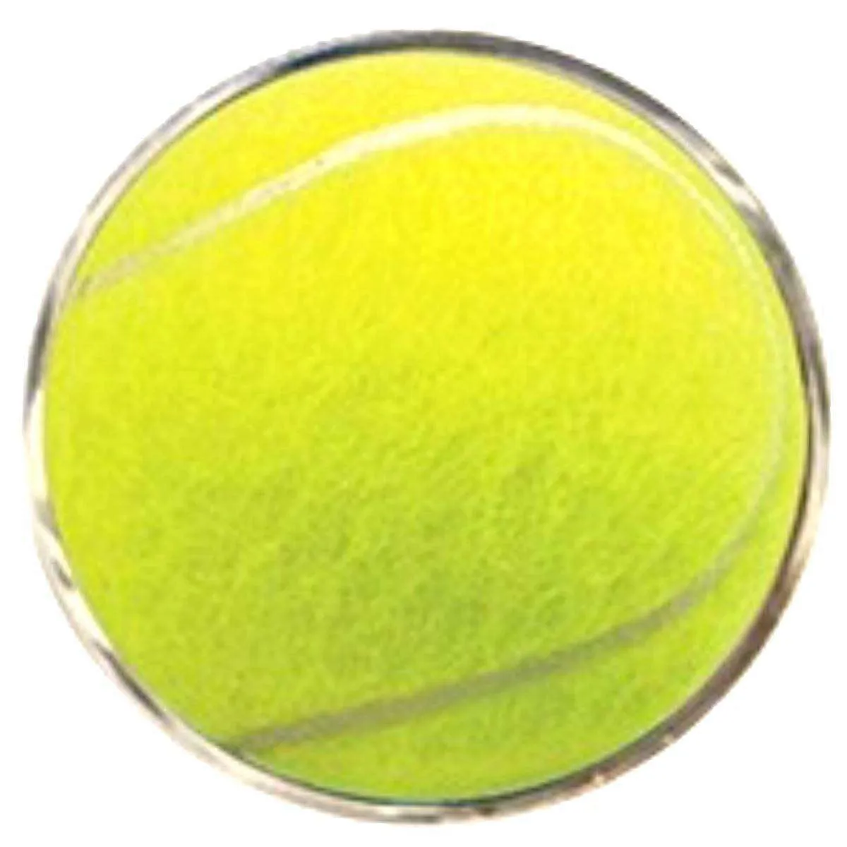 Bassin and Brown Tennis Ball Cufflinks - Yellow