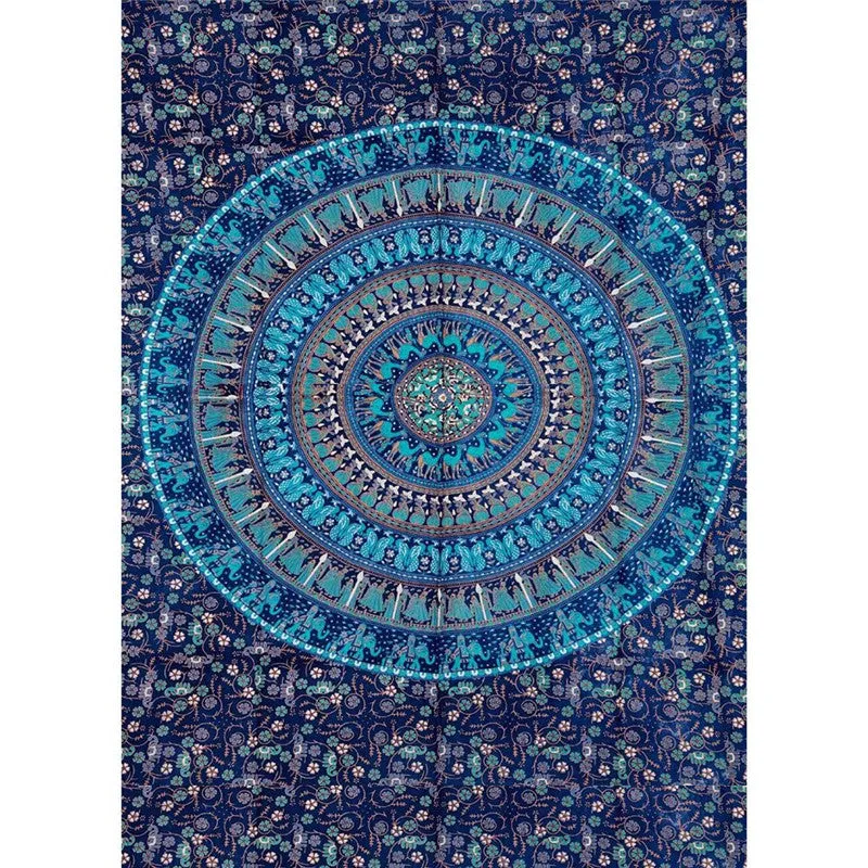 Bohemian Wall Hanging Tapestry Hippie Wall Hanging Bedspread Beach Towel Mat Blanket Table Cloth Throw Decor table cloth 313