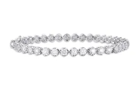 Bracelet Tennis 18kt White Gold & 40 Diamonds