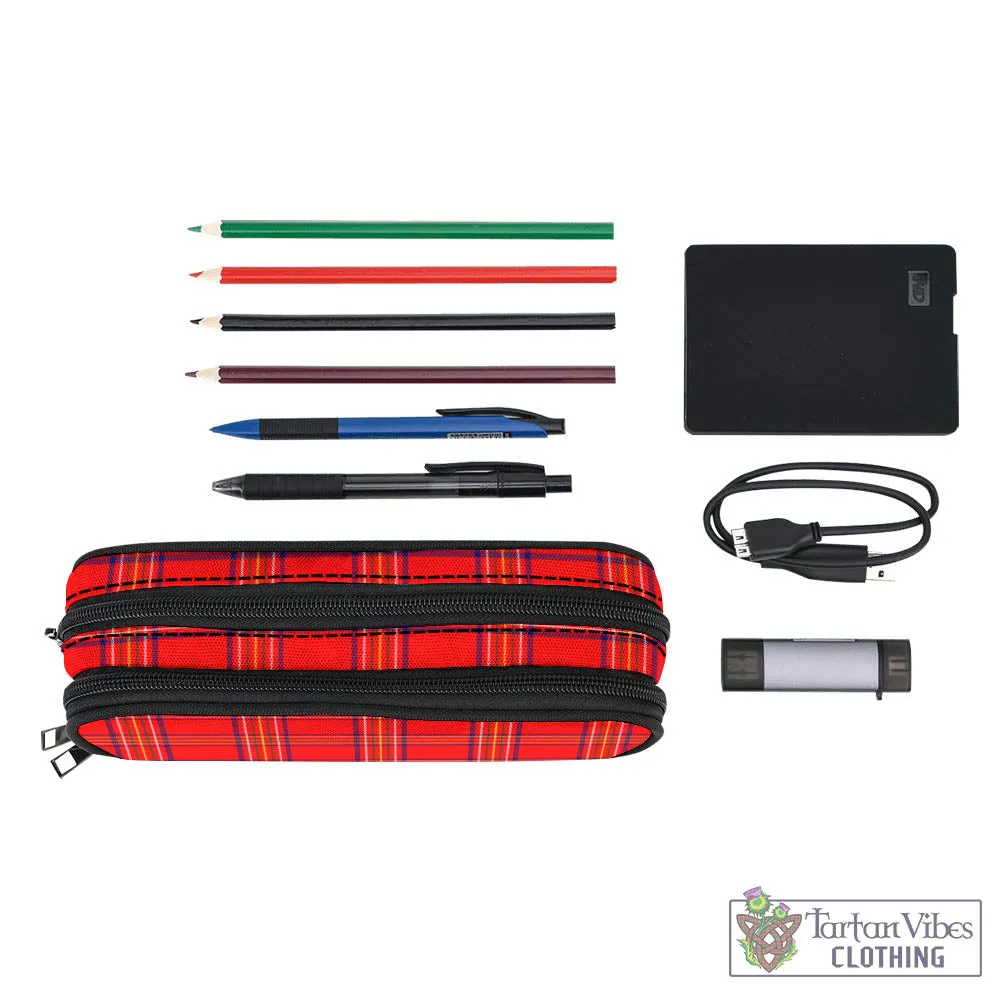 Burnett Modern Tartan Pen and Pencil Case