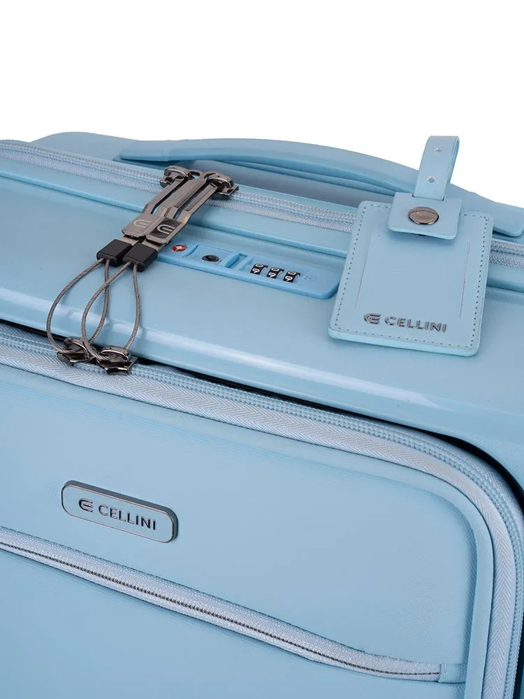 Cellini Biz Soft Front Trolley Carry-On Business Case | Blue