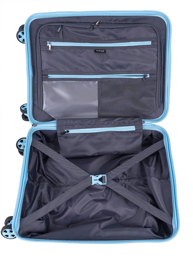Cellini Biz Soft Front Trolley Carry-On Business Case | Blue