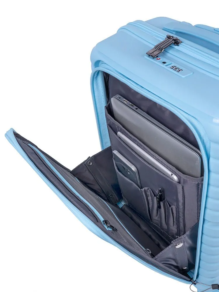 Cellini Biz Soft Front Trolley Carry-On Business Case | Blue