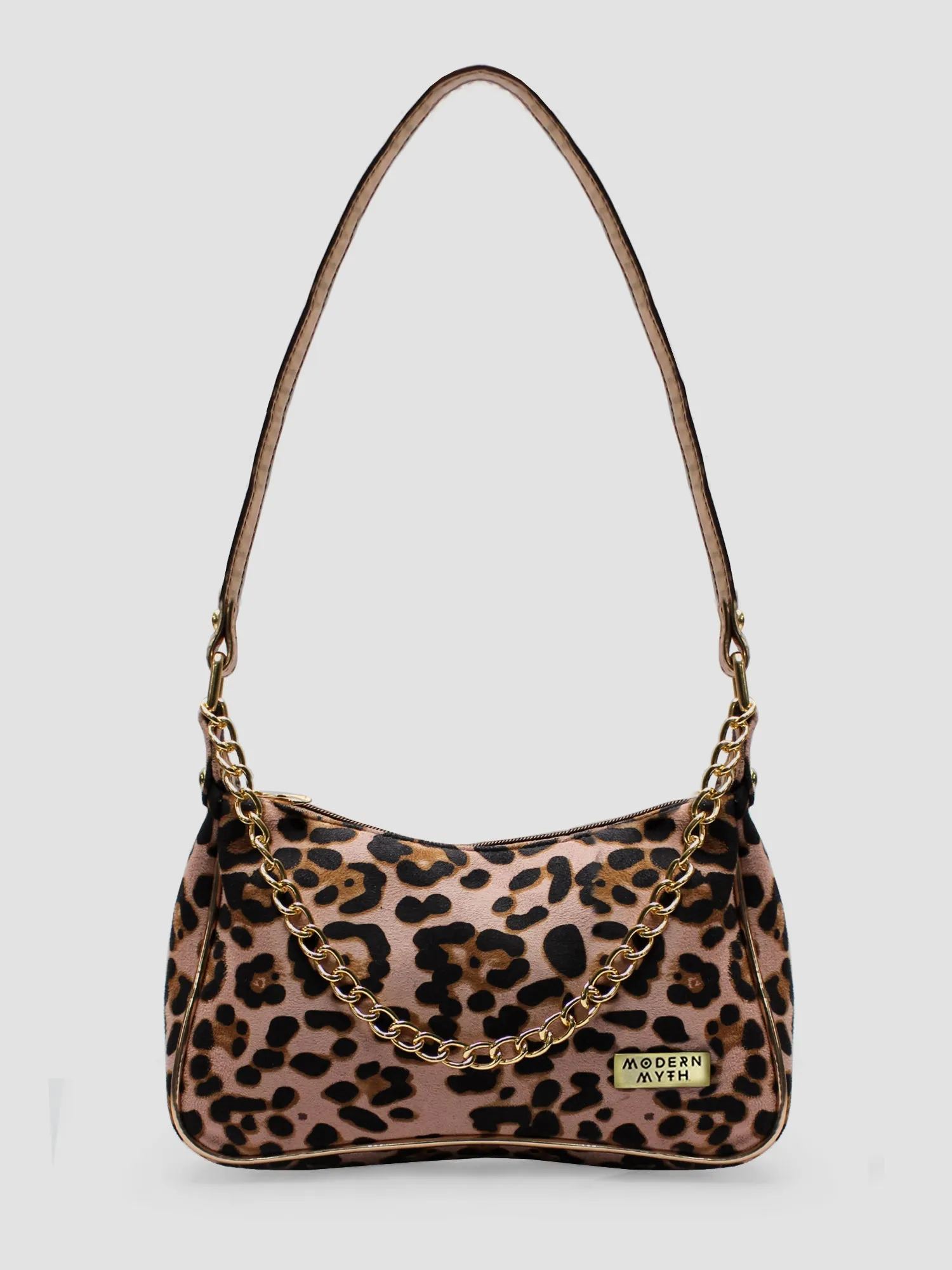 Cheetah Chunky Chain Mini Shoulder Bag | Modern Myth