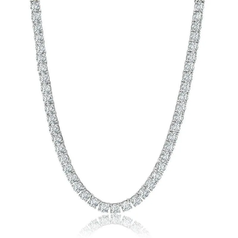 Crislu Tennis Brilliant Cut Tennis  Necklace Cubic Zirconia -18"