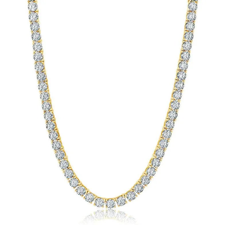 Crislu Tennis Brilliant Cut Tennis  Necklace Cubic Zirconia -18"