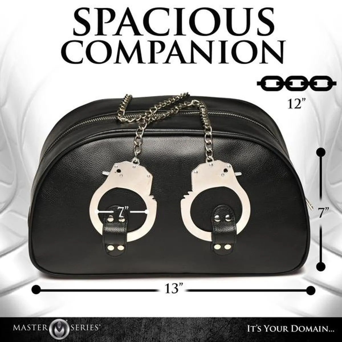 Cuffed And Loaded Travel Bag With Handcuffs