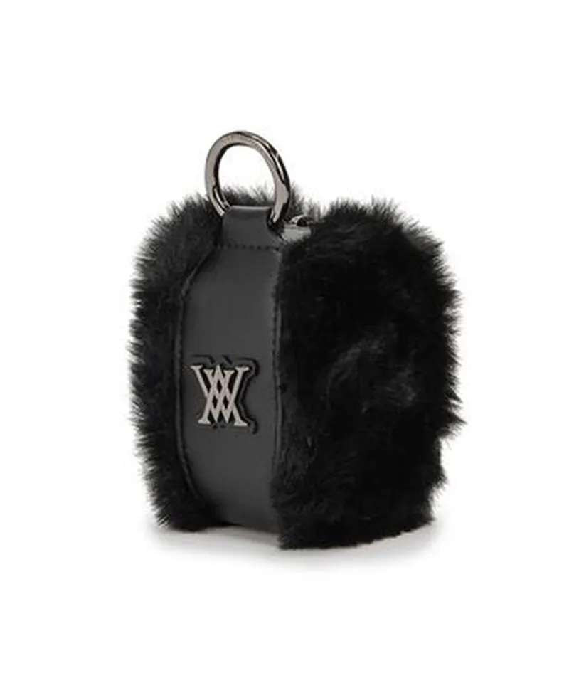 Curly Circle Ball Case - Black
