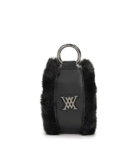 Curly Circle Ball Case - Black