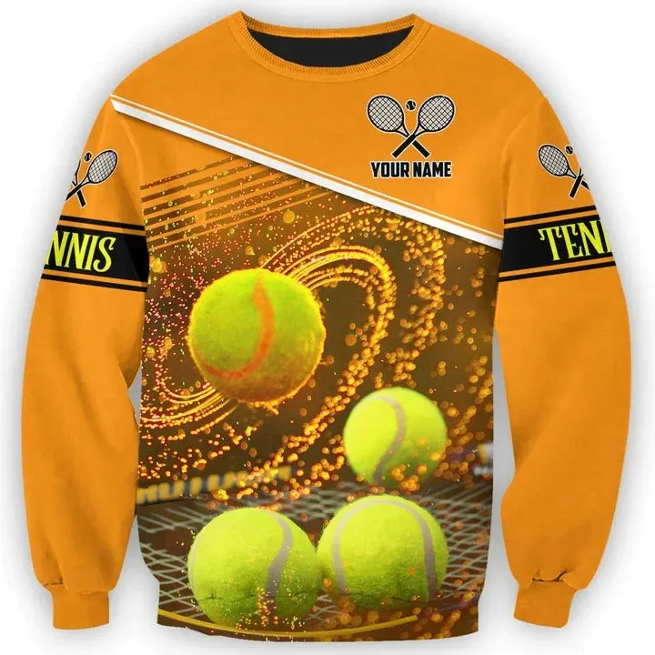 Custom 3D Print Tennis Shirt Men Women, Tennis Player Tee Shirt, Gift For Tennis Lover