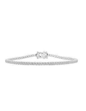 Diamond Tennis Bracelet - 5.00ct Lab Grown Diamond Tennis Bracelet set in 14ct White Gold - 788200