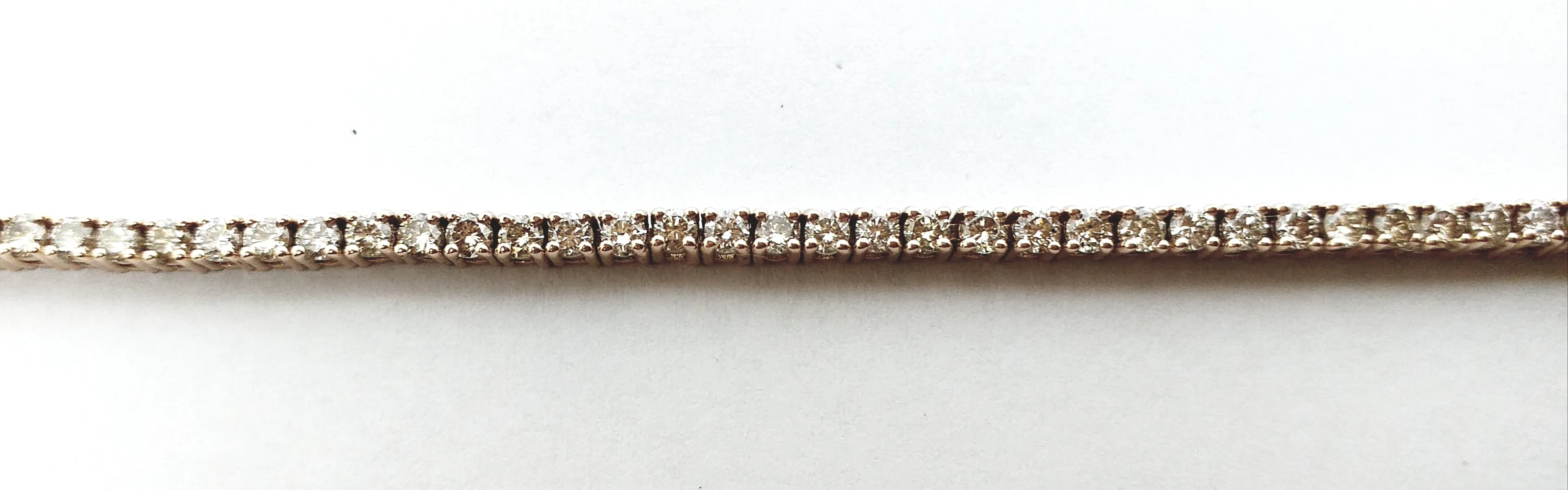 Diamond Tennis Bracelet in 14k Rose Gold (2.91 ct.tw.)AD NO 2110