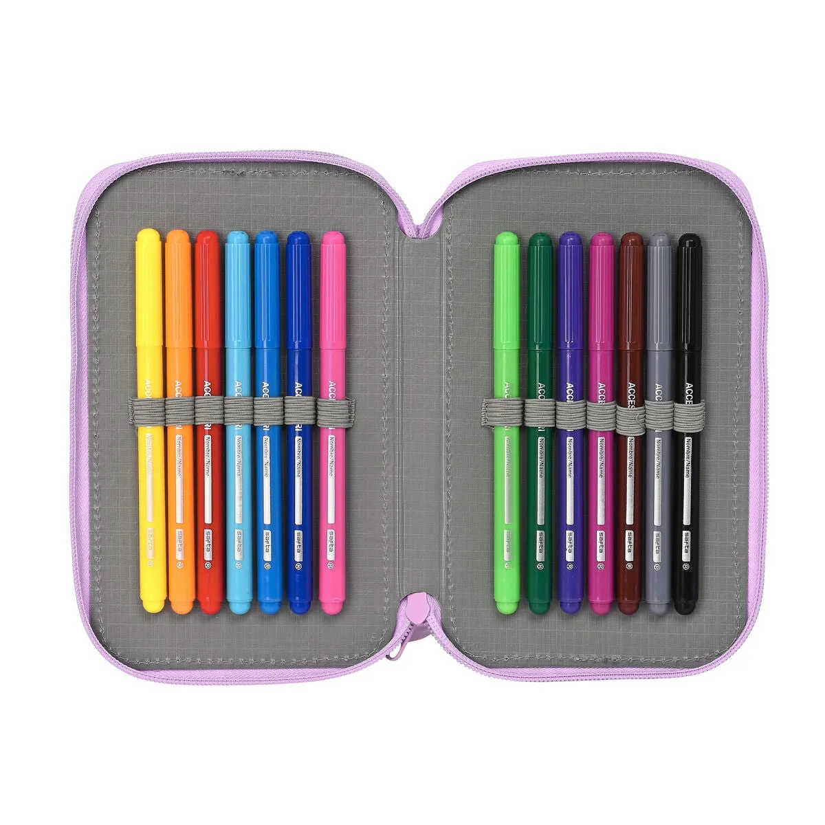 Double Pencil Case My Little Pony Lilac (28 Pcs)