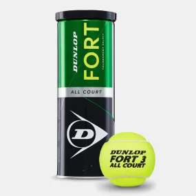Dunlop Tennis Ball Fort All Court Tennis 3Tin - DL601315