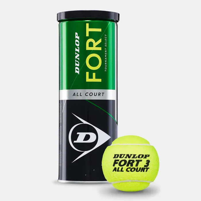Dunlop Tennis Ball Fort All Court Tennis 3Tin - DL601315