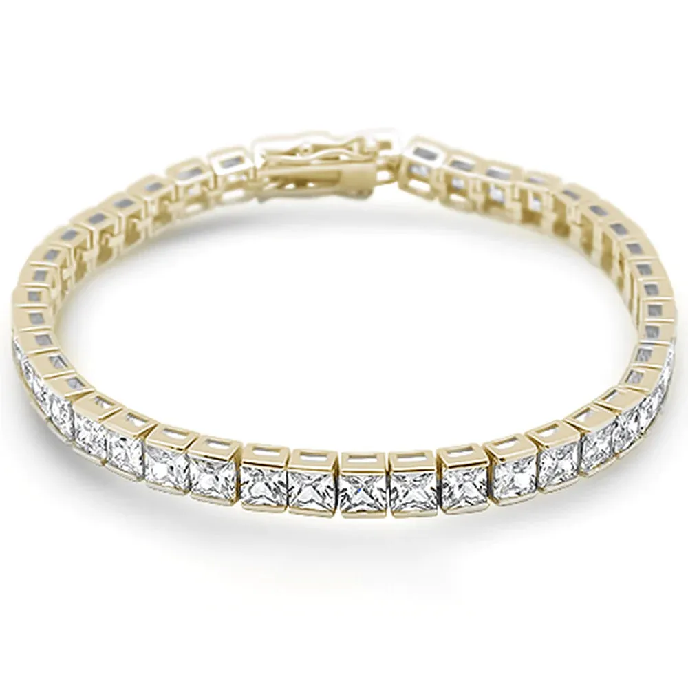 Gold Princess Tennis Bracelet