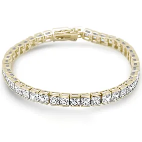 Gold Princess Tennis Bracelet