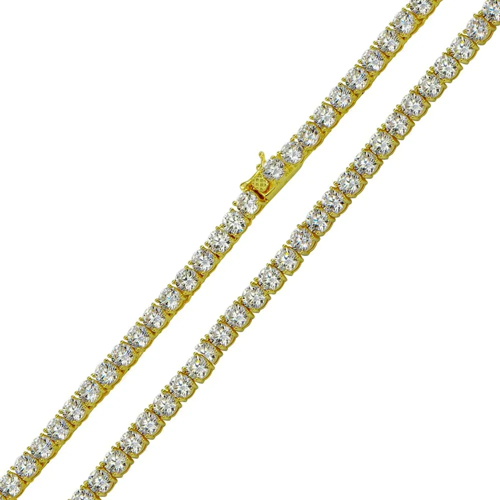 Gold Tennis Necklace