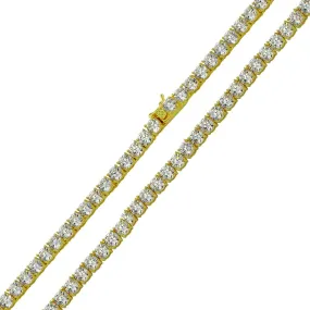Gold Tennis Necklace