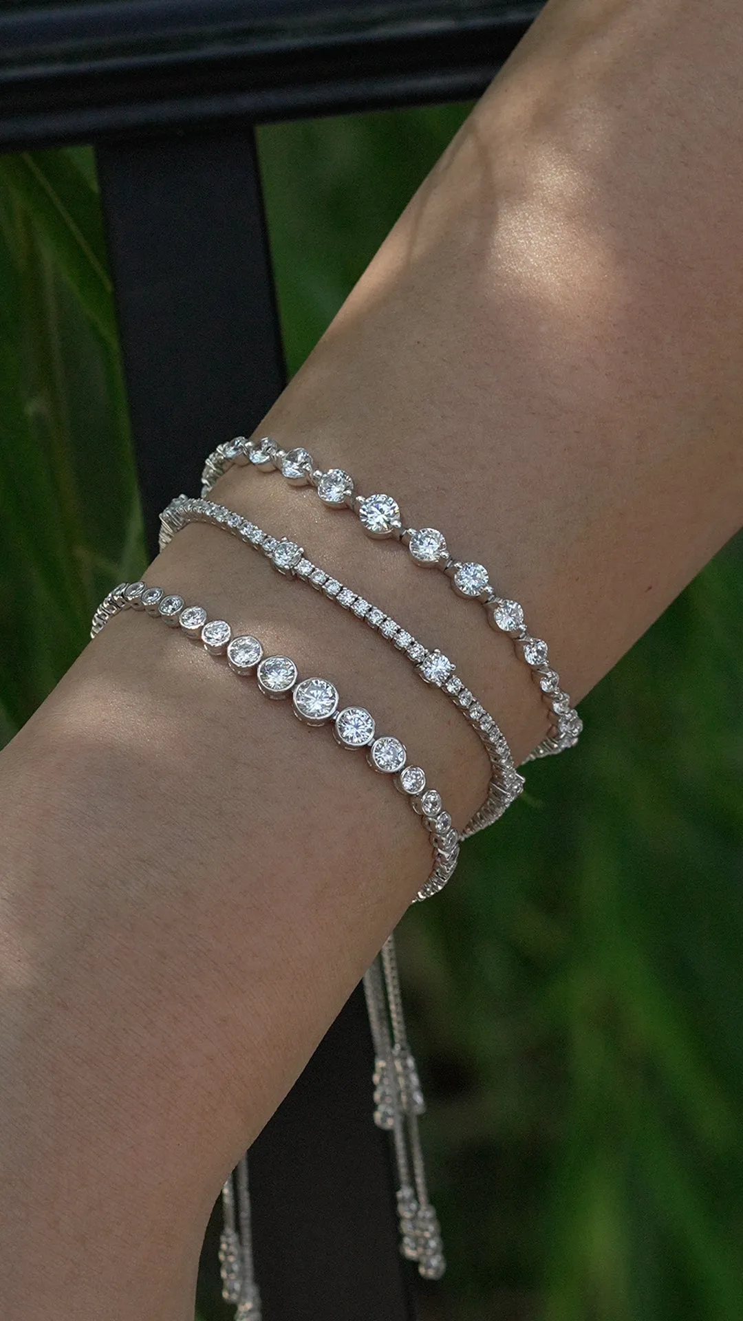 Grace Bracelet White Gold Plated