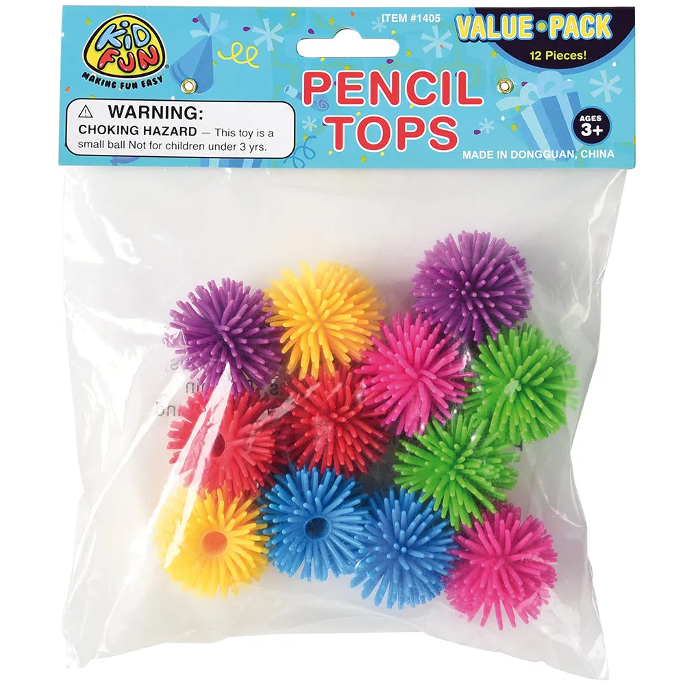 Hedge Ball Pencil Kids Stationery Tops (One Dozen)