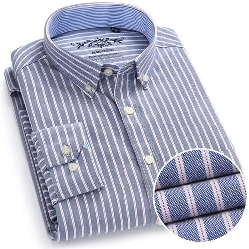 High Quality Striped Long Sleeve Shirt #XSFXX
