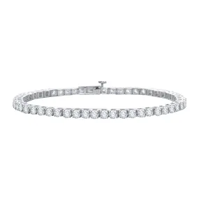 KATARINA 1 cttw Prong Set Lab Grown Diamond Tennis Bracelet in 14k Gold