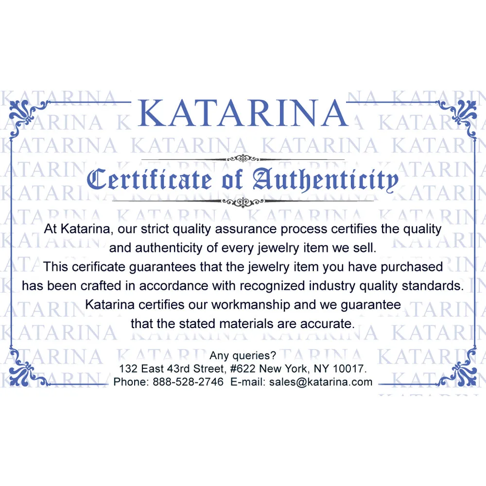 KATARINA Heart Shaped Infinity Diamond Tennis Bracelet in 10K White Gold JK I1-I2 (1/20 cttw)