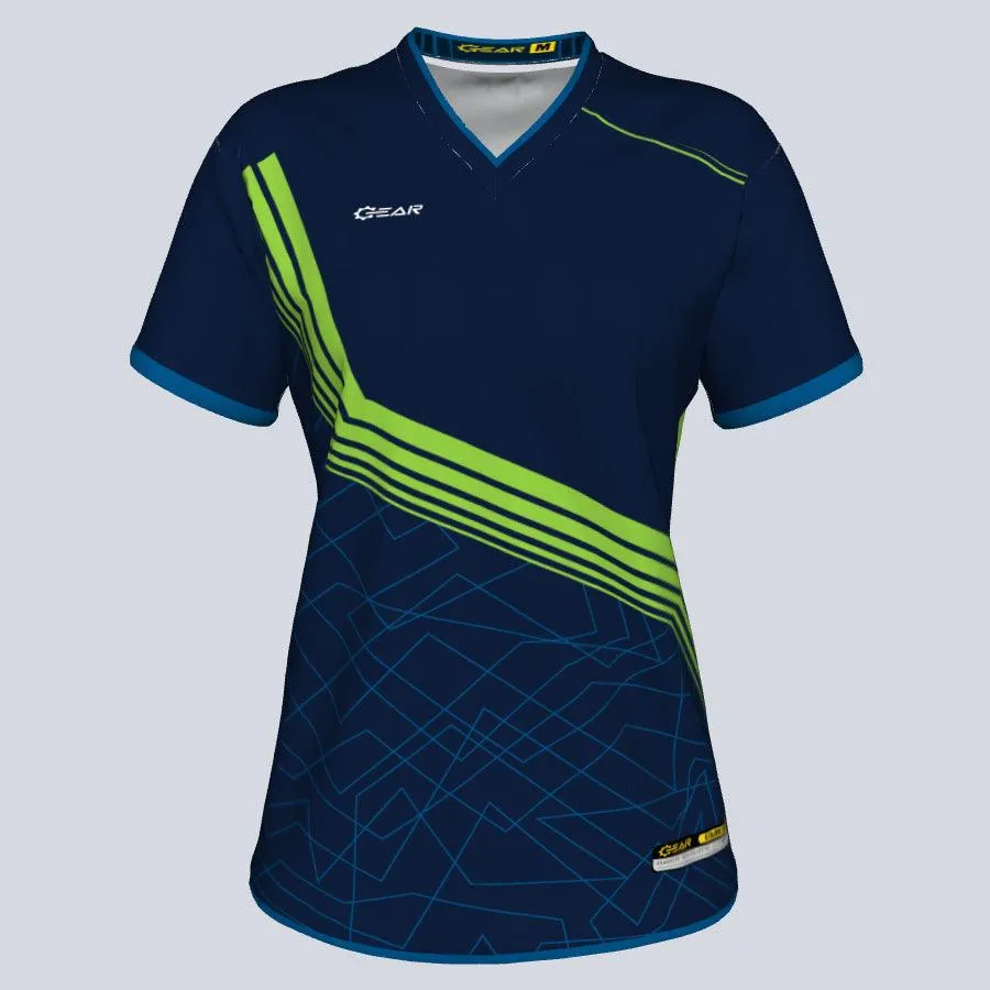 Ladies V-Lazer Custom Jersey