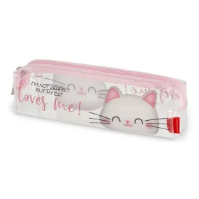 Legami Transparent Pencil Case Kitty