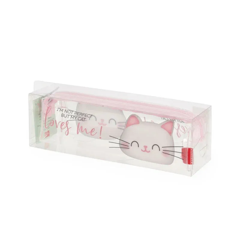 Legami Transparent Pencil Case Kitty