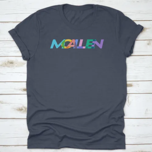 Mcallen Colorful Design, City Name On A White Background, Vector