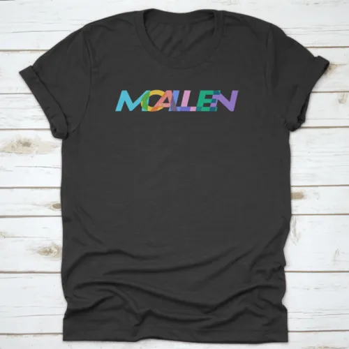 Mcallen Colorful Design, City Name On A White Background, Vector