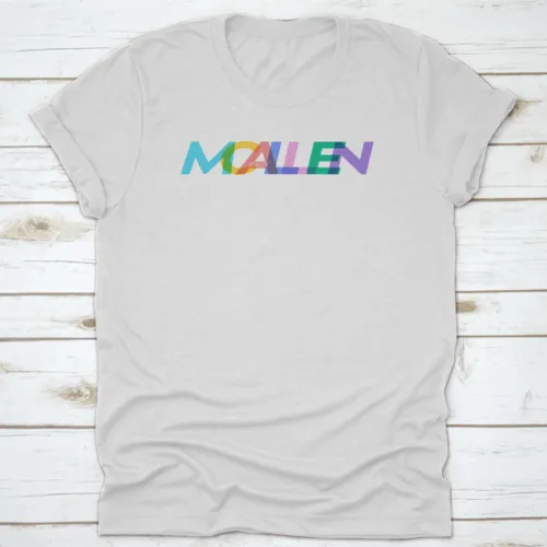 Mcallen Colorful Design, City Name On A White Background, Vector