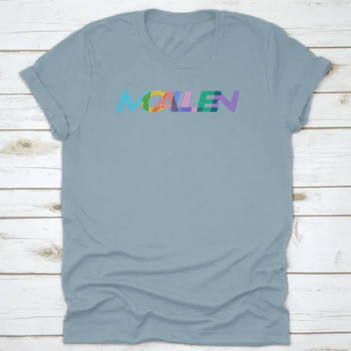 Mcallen Colorful Design, City Name On A White Background, Vector