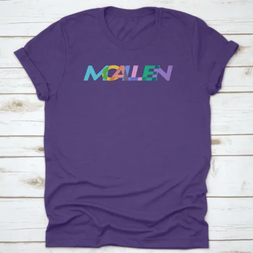 Mcallen Colorful Design, City Name On A White Background, Vector
