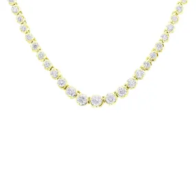 Miracle Diamond Tennis Necklace 3 1/2ct