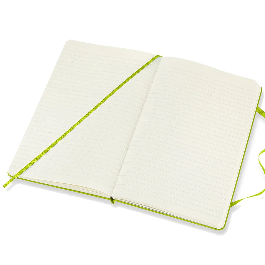 Moleskine Classic Collection Hardcover Large Notebook Lemon Green