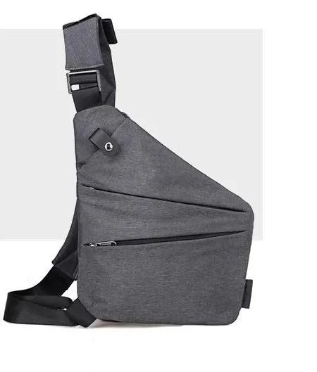 Multi-Function Men's Canvas Chest Bag