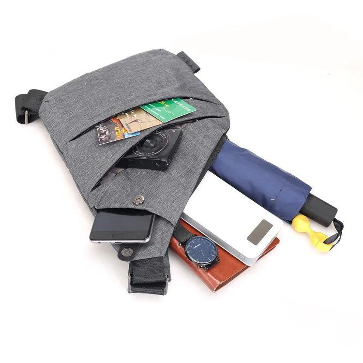 Multi-Function Men's Canvas Chest Bag