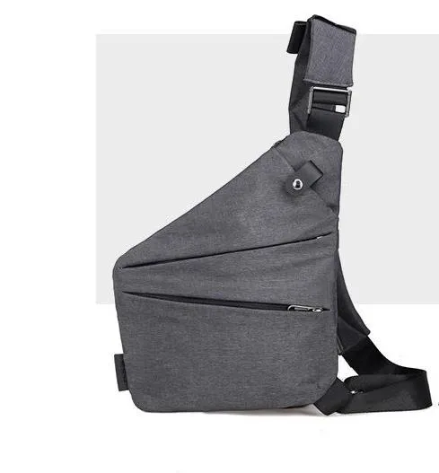 Multi-Function Men's Canvas Chest Bag