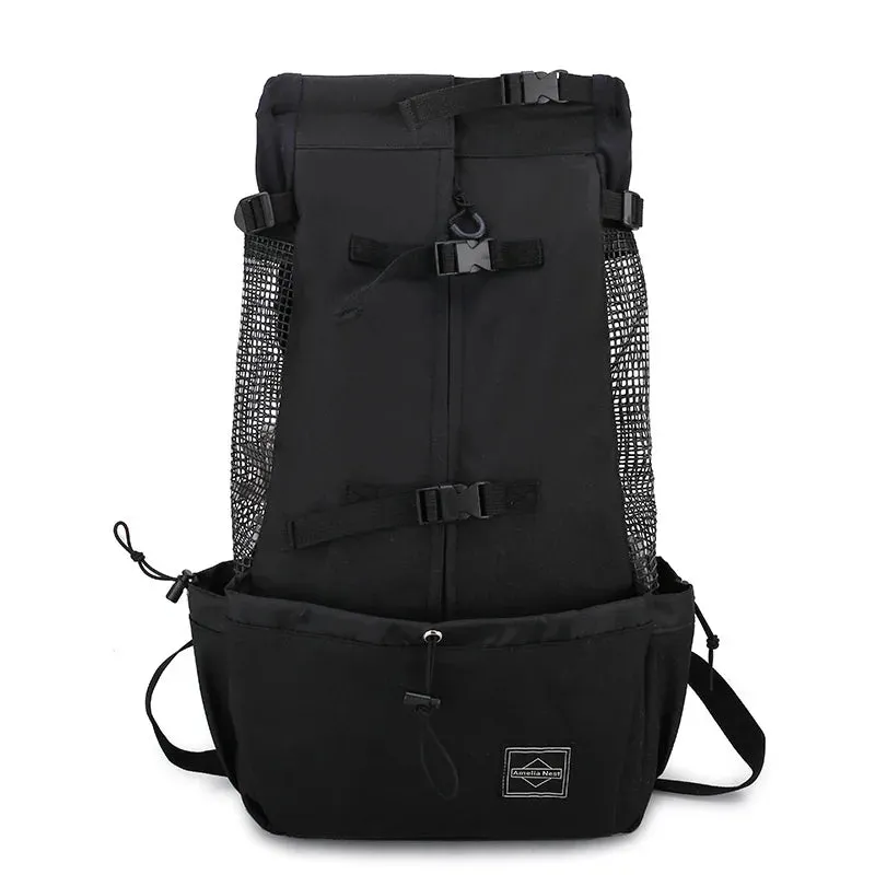Outdoor Travel Puppy Medium Dog Backpack | Breathable Walking Carrier Bag for Small Dogs | French Bulldog Accessories | Pet Supplies | Alo Trendy